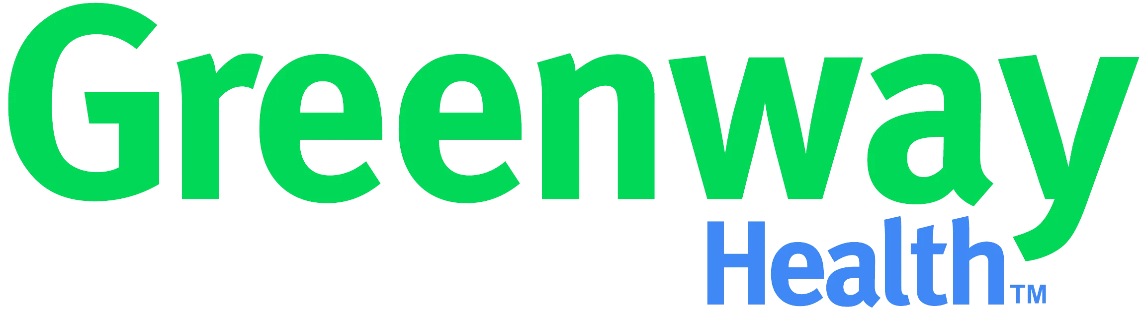 Greenway Health brand logo representing the healthcare technology company integrated with PharmCRM, emphasizing electronic health record access, clinical workflow support, revenue cycle management, and interoperability in patient care systems