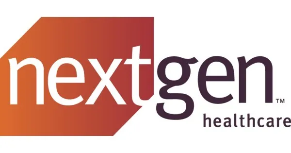 NextGen Healthcare brand image representing integration with the PharmCRM platform, symbolizing electronic health record access, practice management connectivity, clinical data exchange, and improved interoperability between patient care systems and pharmacy CRM workflows